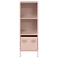 Miniatyrbilde 6 av 11: vidaXL Highboard rosa 35x39x103,5 cm stål