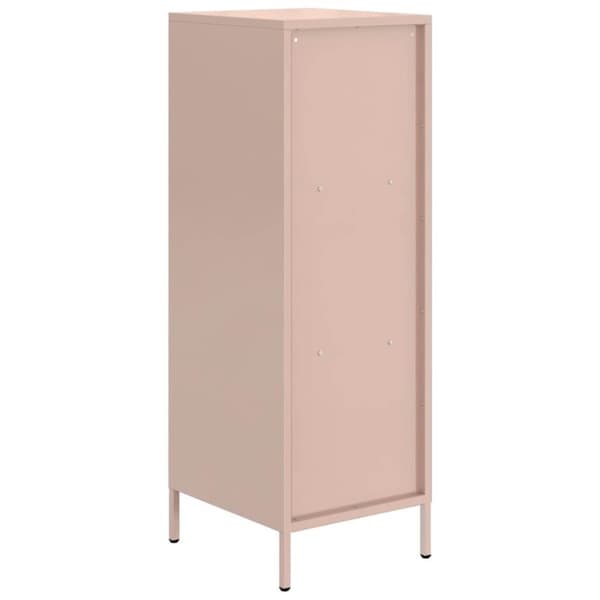 vidaXL Highboard rosa 35x39x103,5 cm stål