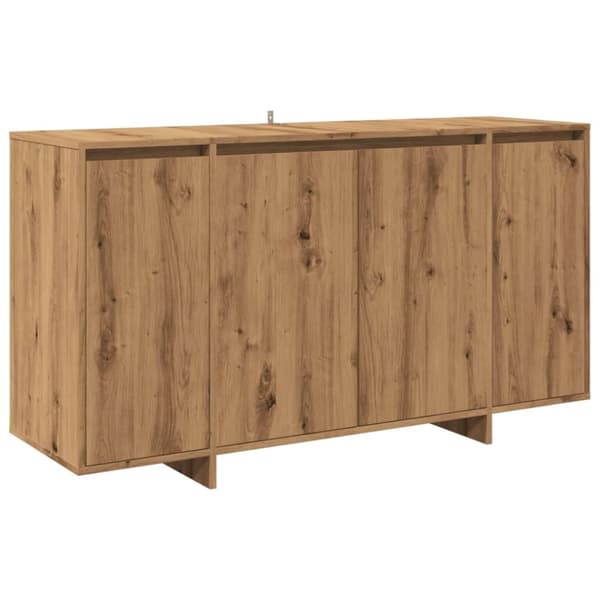 vidaXL Skänk artisan ek 135x41x75 cm konstruerat trä