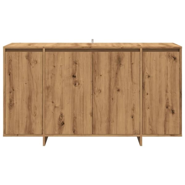 vidaXL Skänk artisan ek 135x41x75 cm konstruerat trä