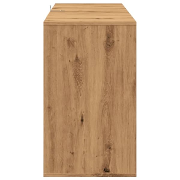 vidaXL Skänk artisan ek 135x41x75 cm konstruerat trä