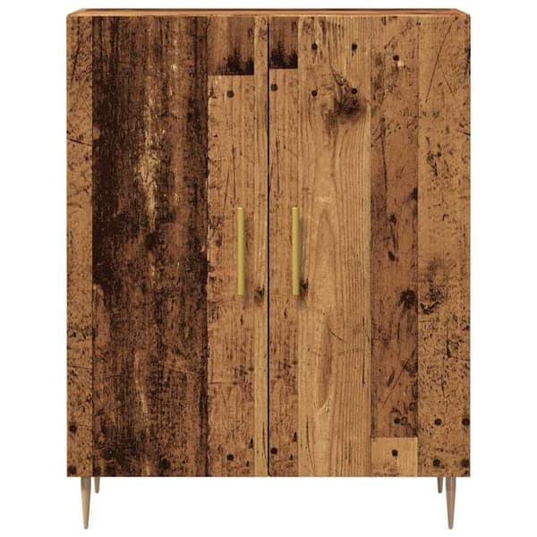 vidaXL Skänk åldrat trä 69,5x34x90 cm konstruerat trä