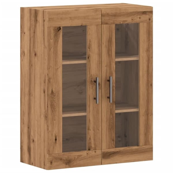 vidaXL Skjenk artisan eik 69,5x34x90 cm konstruert tre