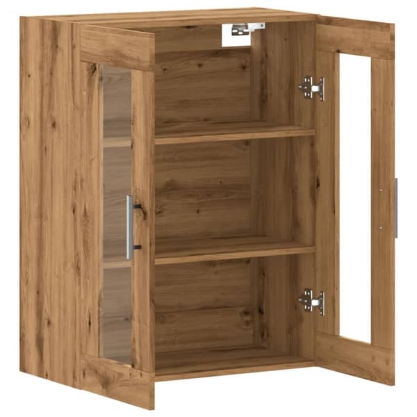 vidaXL Skjenk artisan eik 69,5x34x90 cm konstruert tre