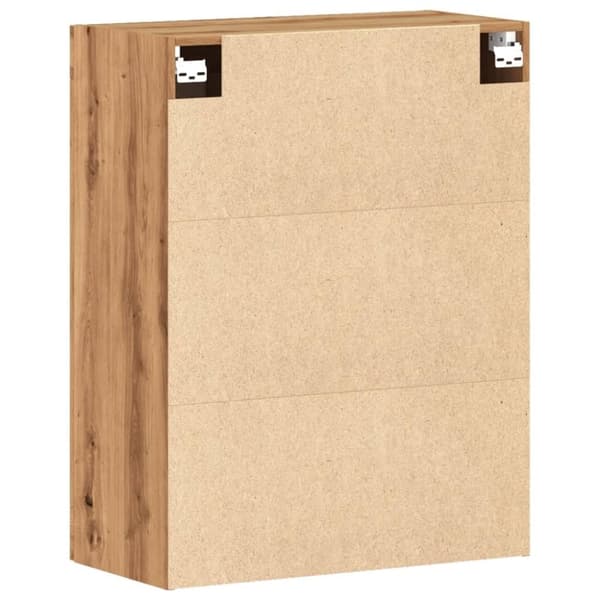 vidaXL Skjenk artisan eik 69,5x34x90 cm konstruert tre