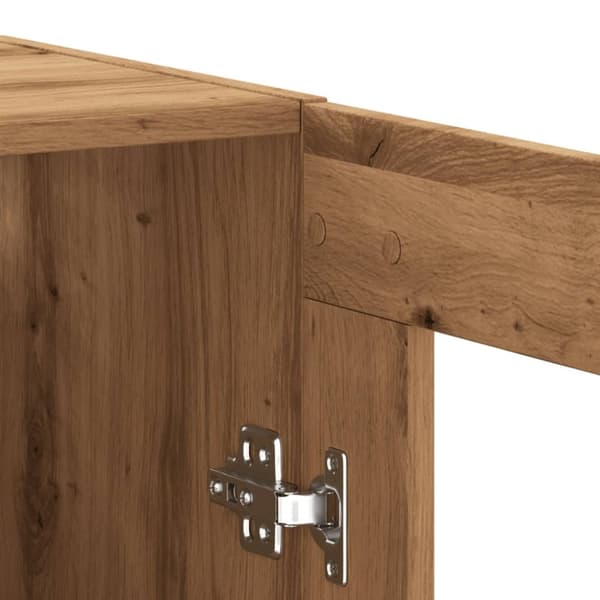 vidaXL Skjenk artisan eik 69,5x34x90 cm konstruert tre