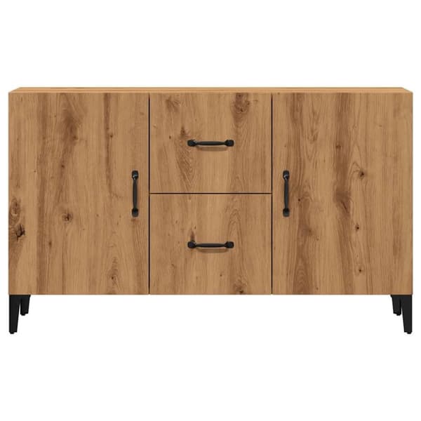 vidaXL Skjenk artisan eik 100x36x60 cm konstruert tre