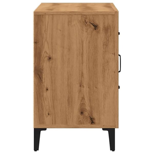 vidaXL Skjenk artisan eik 100x36x60 cm konstruert tre