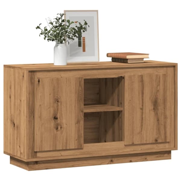 vidaXL Skjenk artisan eik 102x35x60 cm konstruert tre