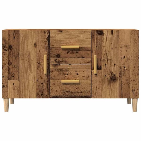 vidaXL Skänk gammalt trä 100x36x60 cm konstruerat trä