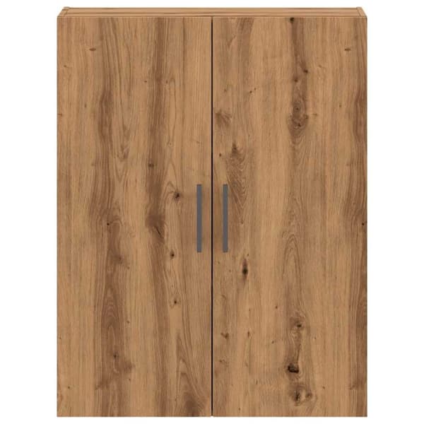 vidaXL Veggskap artisan eik 69,5x34x90 cm