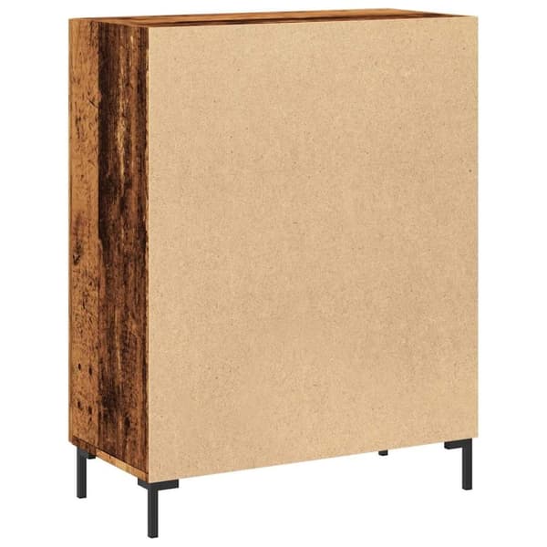 vidaXL Skänk åldrat trä 69,5x34x90 cm konstruerat trä