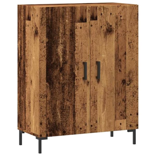 vidaXL Skänk åldrat trä 69,5x34x90 cm konstruerat trä