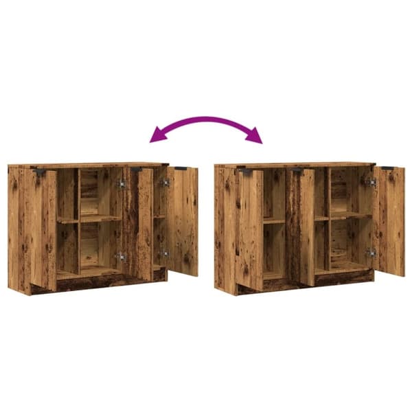 vidaXL Senkki vanhaa puuta 90,5x30x70 cm tekninen puu