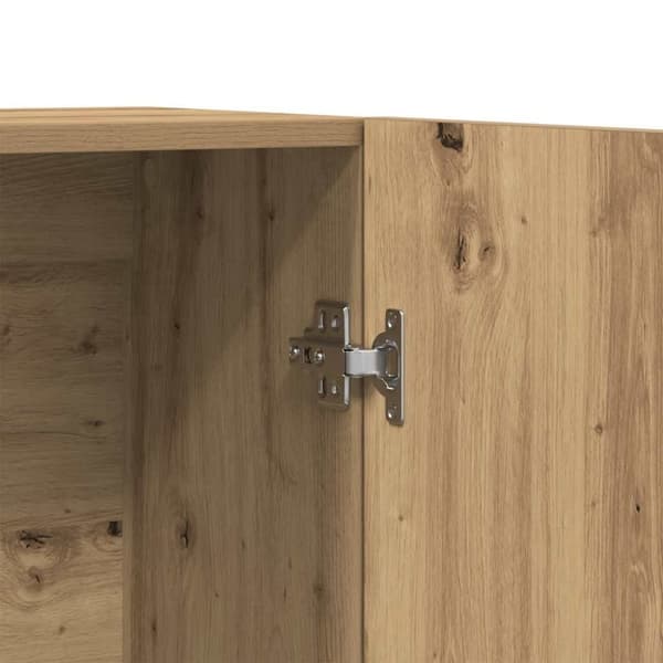 vidaXL skab 70x31x115 cm konstrueret træ artisan egetræsfarve