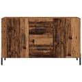 Miniatyrbillede 5 af 11: vidaXL skænk 100x36x60 cm konstrueret træ gammelt træ-look