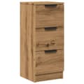 Miniatyrbilde 3 av 11: vidaXL Skjenk artisan eik 30x30x70 cm konstruert tre