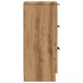 Miniatyrbilde 7 av 11: vidaXL Skjenk artisan eik 30x30x70 cm konstruert tre