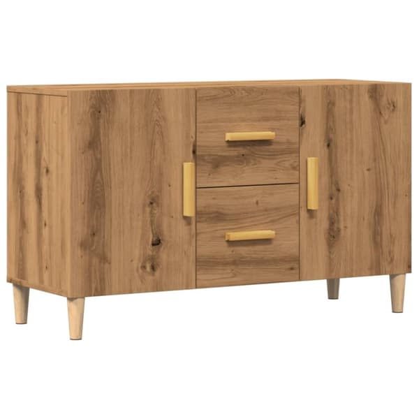 vidaXL Skjenk artisan eik 100x36x60 cm konstruert tre