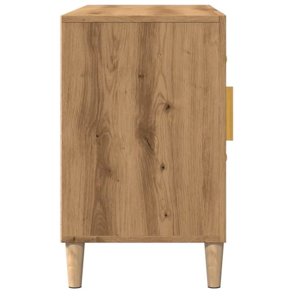 vidaXL Skjenk artisan eik 100x36x60 cm konstruert tre