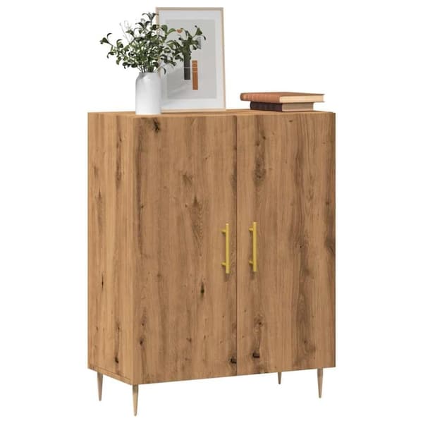 vidaXL Senkki käsityöläinen tammi 69,5x34x90 cm tekninen puu