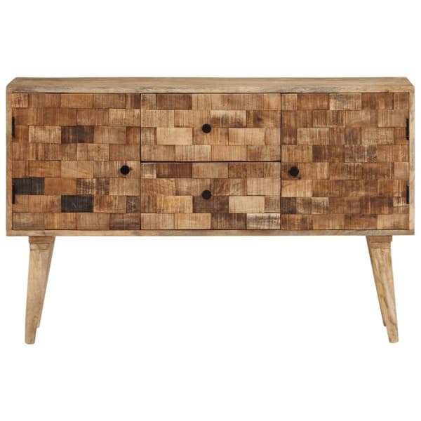 vidaXL Senkki 110x30x73 cm täysi mangopuu
