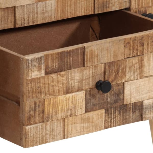 vidaXL Senkki 110x30x73 cm täysi mangopuu