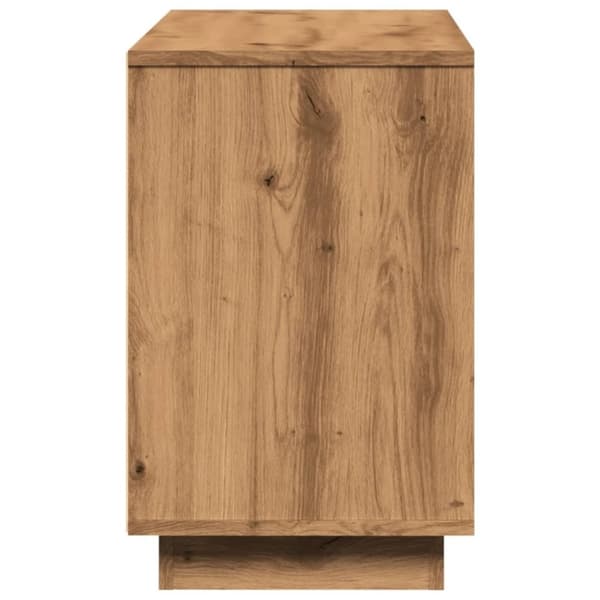 vidaXL skænk 102x35x55 cm konstrueret træ kunsteg