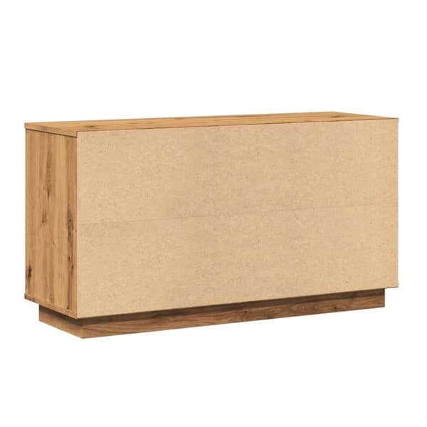 vidaXL skænk 102x35x55 cm konstrueret træ kunsteg