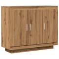 Miniatyrbillede 3 af 11: vidaXL skænk 92x35x75 cm konstrueret træ artisan eg