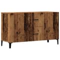 Miniatyrbillede 3 af 11: vidaXL skænk 100x36x60 cm konstrueret træ gammelt træ-look