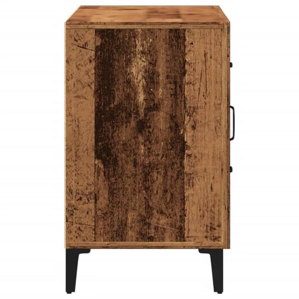 vidaXL skænk 100x36x60 cm konstrueret træ gammelt træ-look