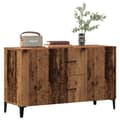 Miniatyrbillede 2 af 11: vidaXL skænk 100x36x60 cm konstrueret træ gammelt træ-look