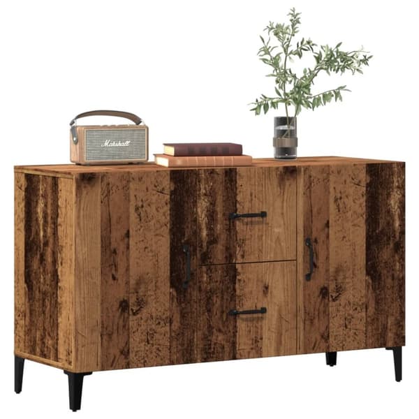 vidaXL skænk 100x36x60 cm konstrueret træ gammelt træ-look