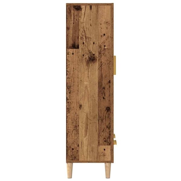 vidaXL Highboard gammelt tre 70x31x115 cm konstruert tre