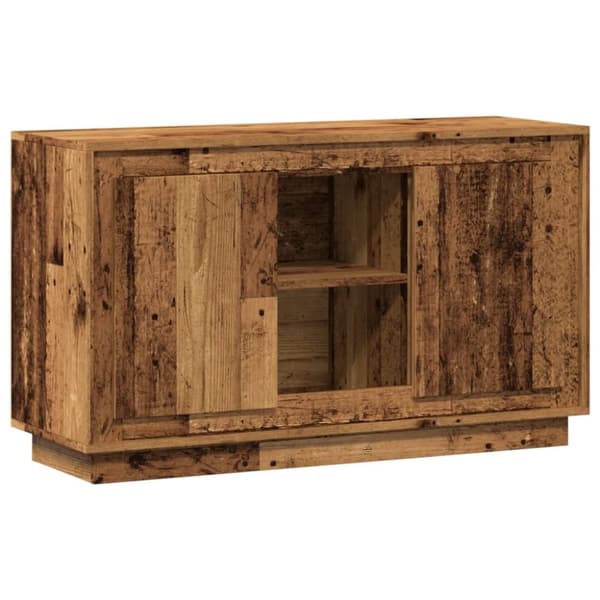vidaXL skænk 102x35x60 cm konstrueret træ antikt trælook