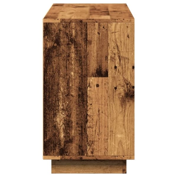 vidaXL skænk 102x35x60 cm konstrueret træ antikt trælook