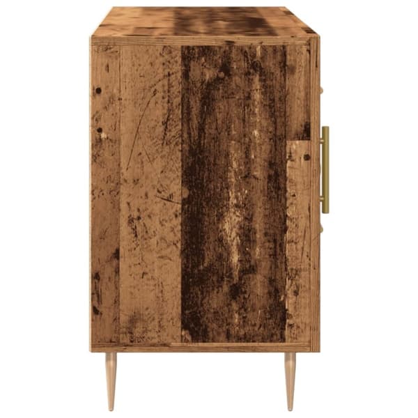 vidaXL skænk 100x36x60 cm konstrueret træ gammelt træ-look