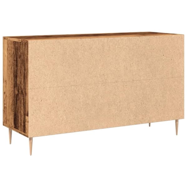 vidaXL skænk 100x36x60 cm konstrueret træ gammelt træ-look