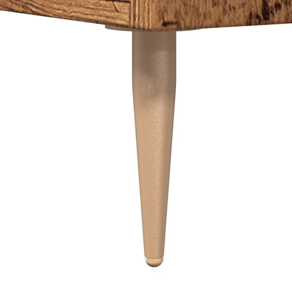 vidaXL skænk 100x36x60 cm konstrueret træ gammelt træ-look