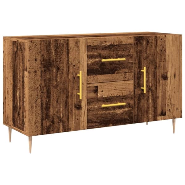 vidaXL skænk 100x36x60 cm konstrueret træ gammelt træ-look