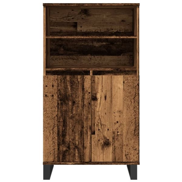 vidaXL skab 60x36x110 cm konstrueret træ gammelt træ-look