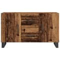 Miniatyrbilde 5 av 11: vidaXL Skjenk gammelt tre 100x36x60 cm konstruert tre