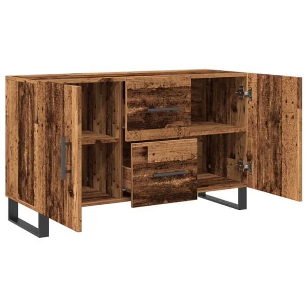 vidaXL Skjenk gammelt tre 100x36x60 cm konstruert tre