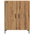 Miniatyrbilde 5 av 11: vidaXL Skjenk artisan eik 69,5x34x90 cm konstruert tre