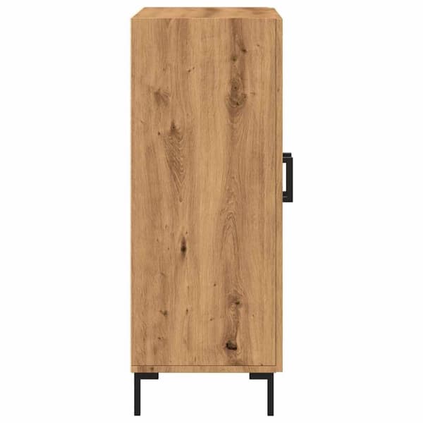 vidaXL Skjenk artisan eik 69,5x34x90 cm konstruert tre