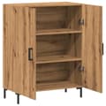 Miniatyrbilde 8 av 11: vidaXL Skjenk artisan eik 69,5x34x90 cm konstruert tre