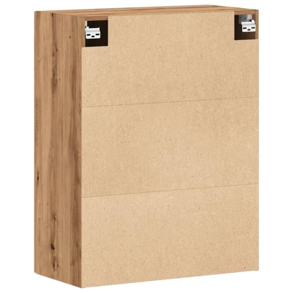 vidaXL vægskab 69,5x34x90 cm konstrueret træ kunsteg