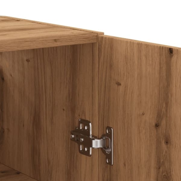 vidaXL vægskab 69,5x34x90 cm konstrueret træ kunsteg