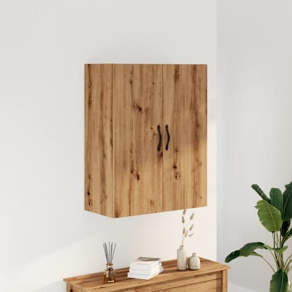 vidaXL vægskab 69,5x34x90 cm konstrueret træ kunsteg